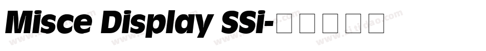 Misce Display SSi字体转换
